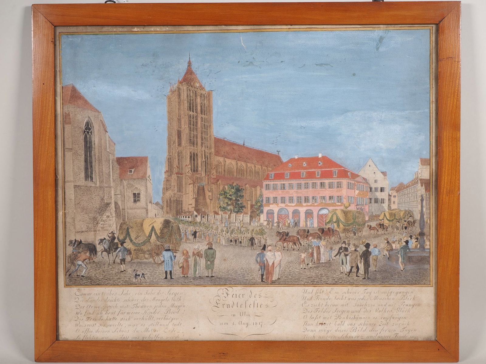 Johannes Hans (1765 - 1826) - Harvest Festival celebrations in Ulm 1817 (1 of 2)