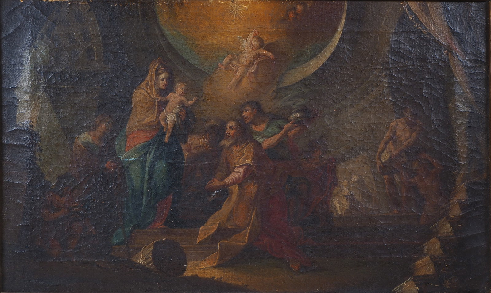 Baroque painting, 18th century - Epiphany Three Kings' Day (1 of 2)