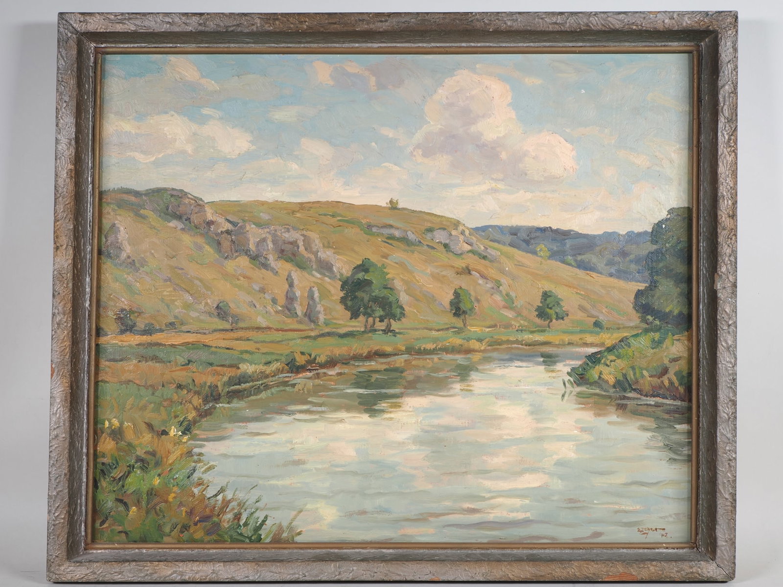 Erich Zeyer (1903 - 1960, Stuttgart) - In the Brenz Valley, 1943 (1 of 3)