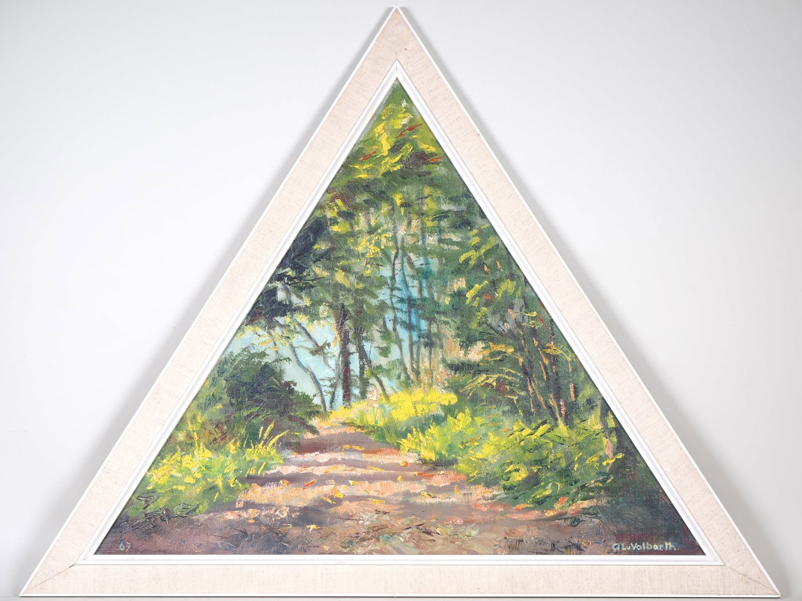 Alexander von Volborth (1885, Saint Petersburg - 1973, Biberach) - Garden Path, 1967 (1 of 2)