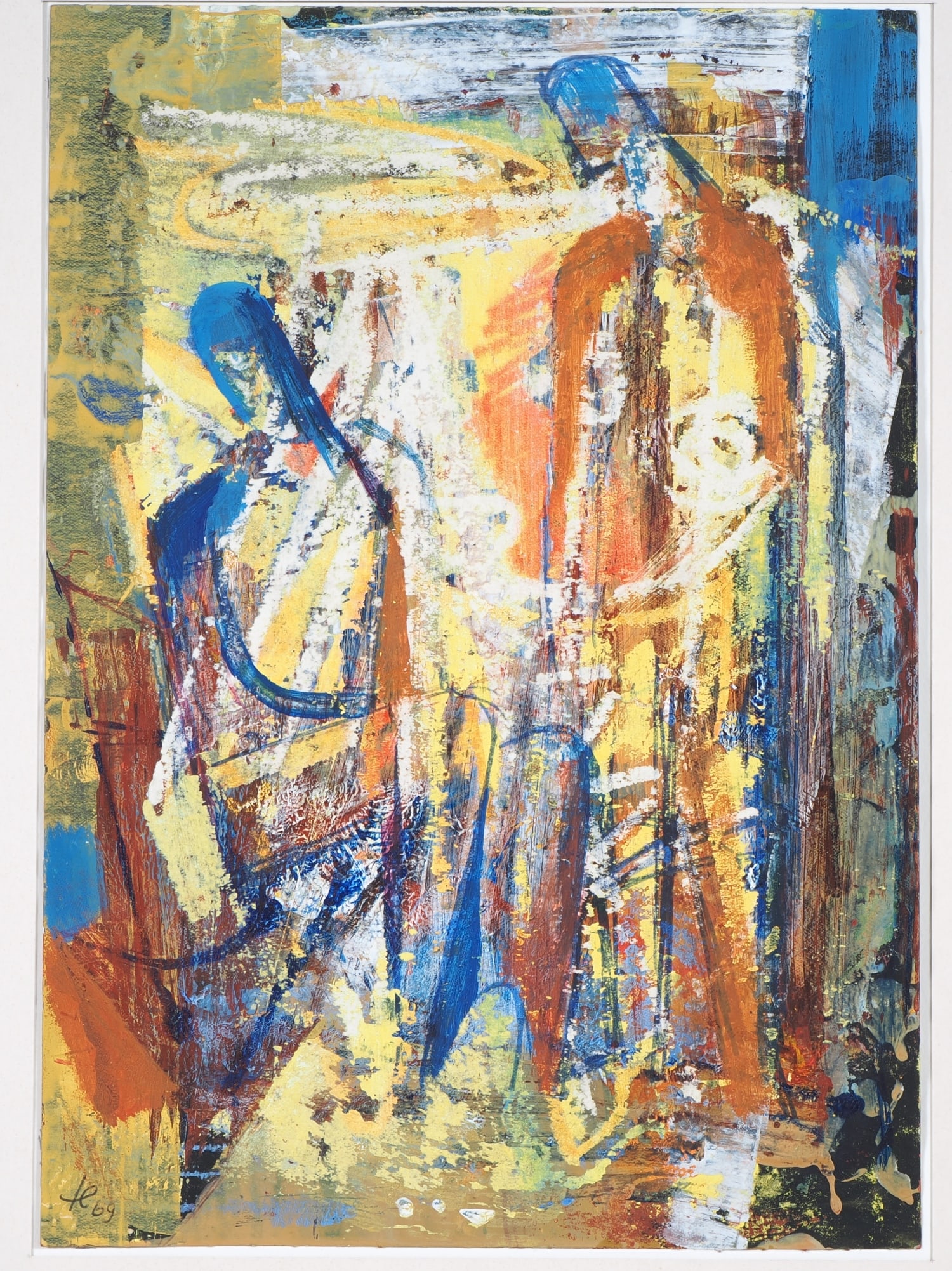 Prof. Hans Flauaus (1914 - 1989, Ulm) - Approach, 1969 (1 of 1)