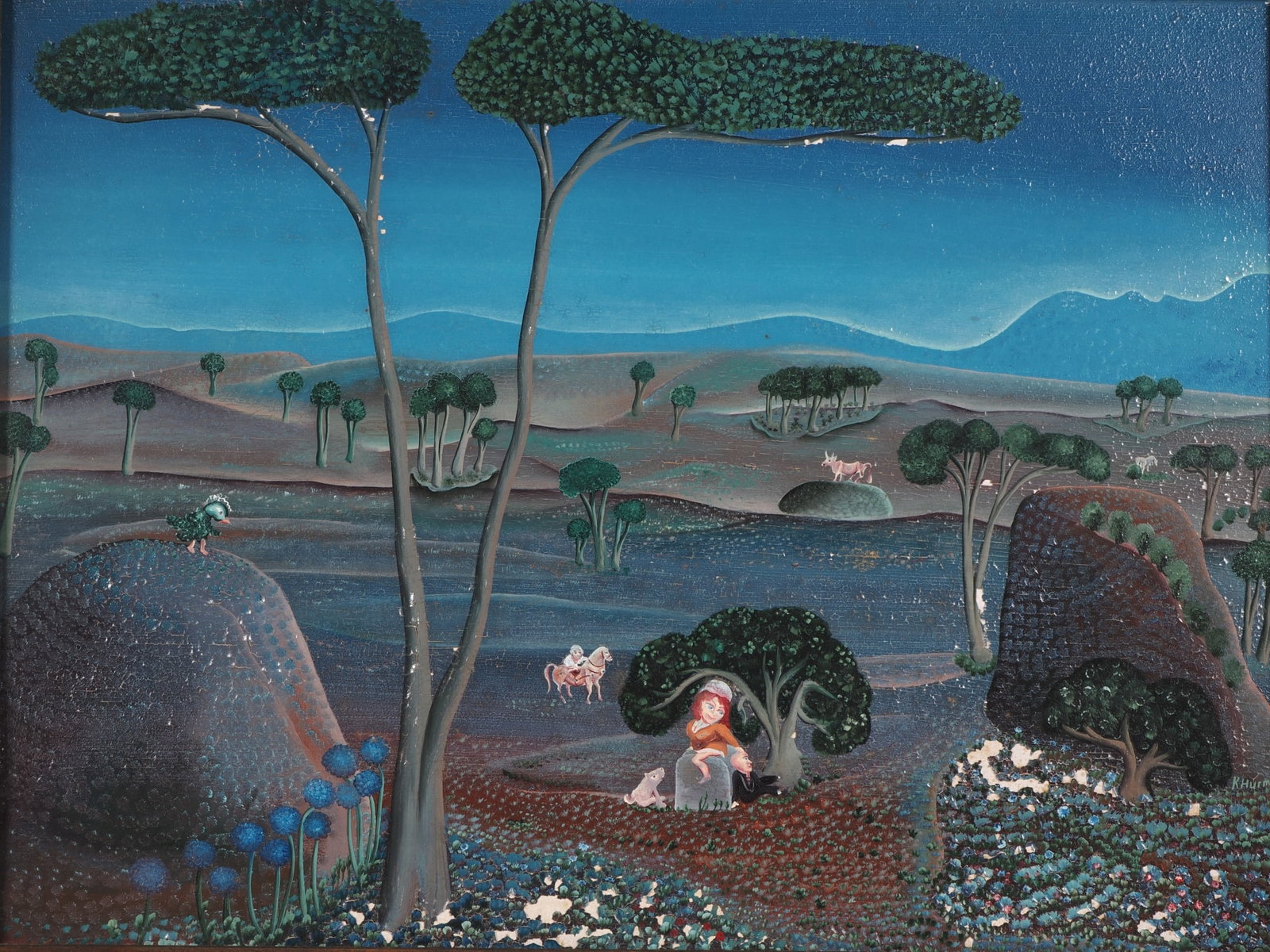 Karl Hurm (1930, Weildorf - 2019, Balingen) - Brown Landscape, 1975 (1 of 4)