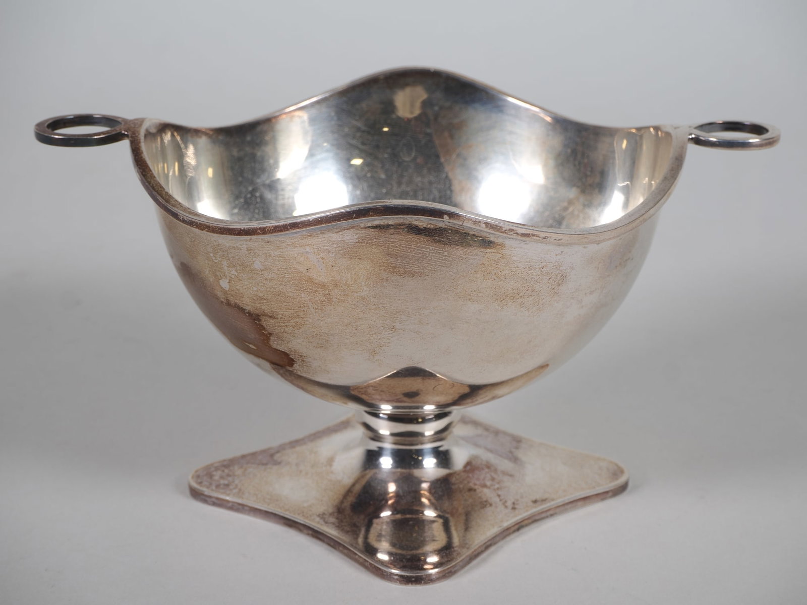 Italian silver sugar bowl, probably Fani Argenti Florence (1 of 2)