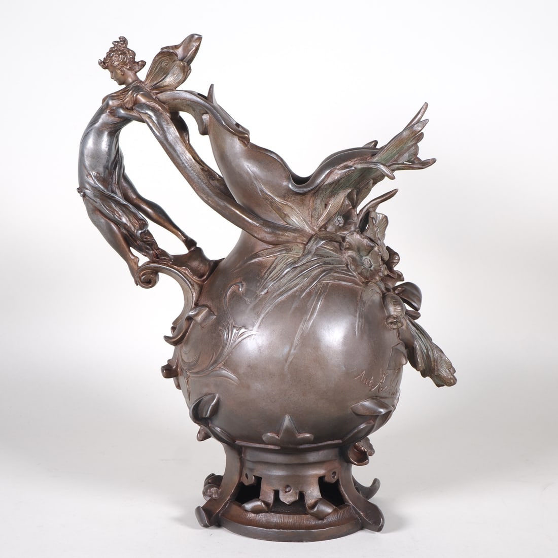 Ornamental vase by Anton R. Nelson, c. 1900 (1 of 6)