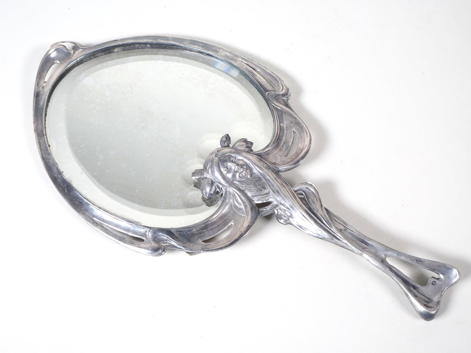 Make-up mirror, circa 1900 (1 of 2)