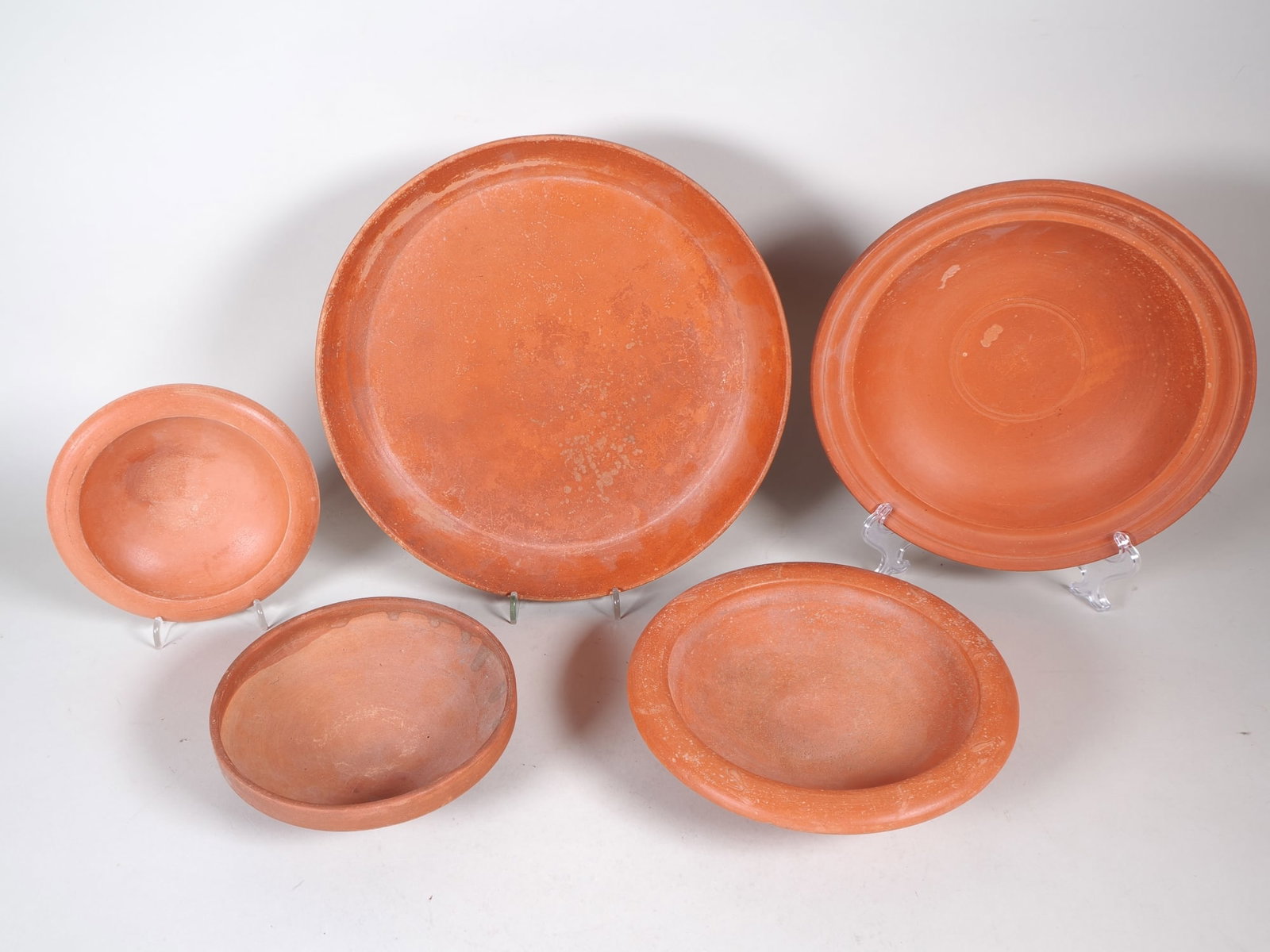 5 Roman Terra Sigillata plates (1 of 3)