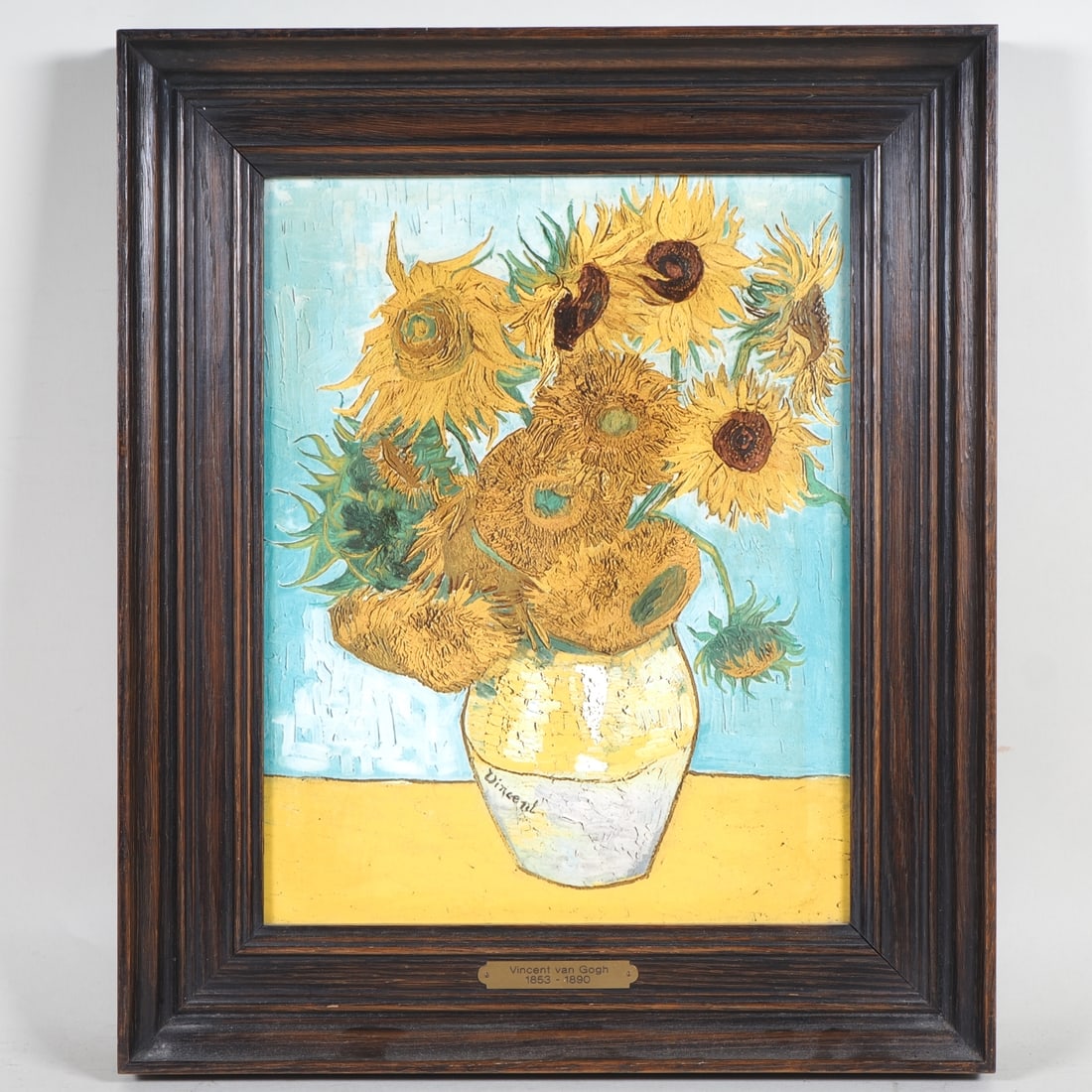 Delft, Van Gogh commemorative edition "Sunflowers", No. 248/1000 (1 of 2)