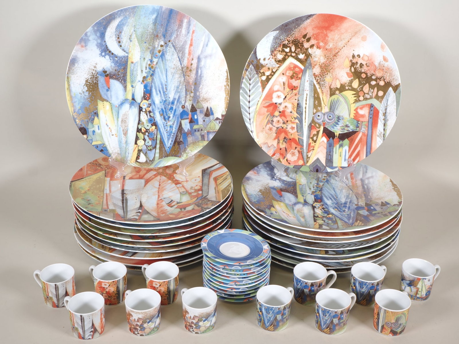 KAHLA Christine Bartels, 19 placemats and 12 mocha cups (1 of 3)