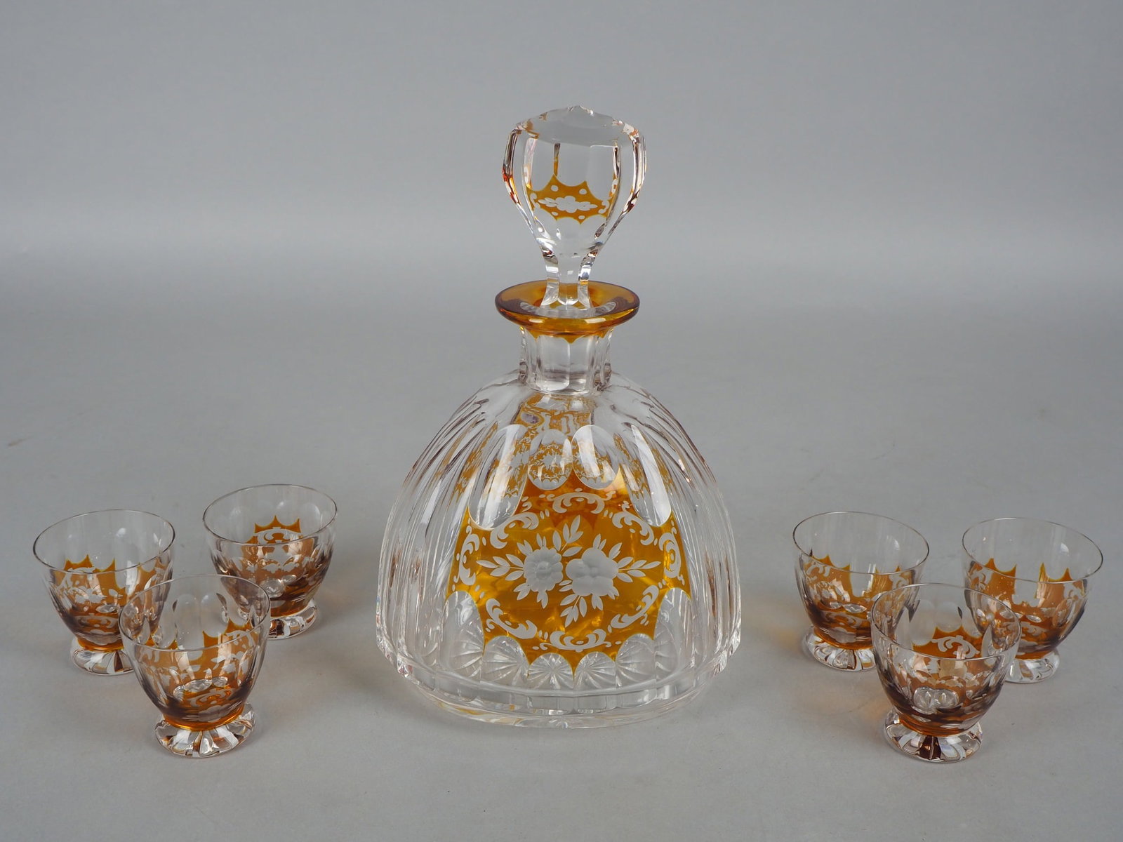 Liqueur set, Bohemia around 1920 (1 of 3)