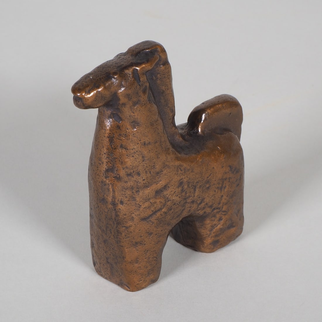 Helmut Friedrich Schäffenacker (1921 Ulm - 2010) - Bronze horse (1 of 2)