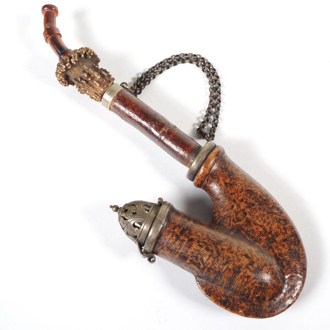 Ulm-style bagpipe, circa 1860 (1 of 4)