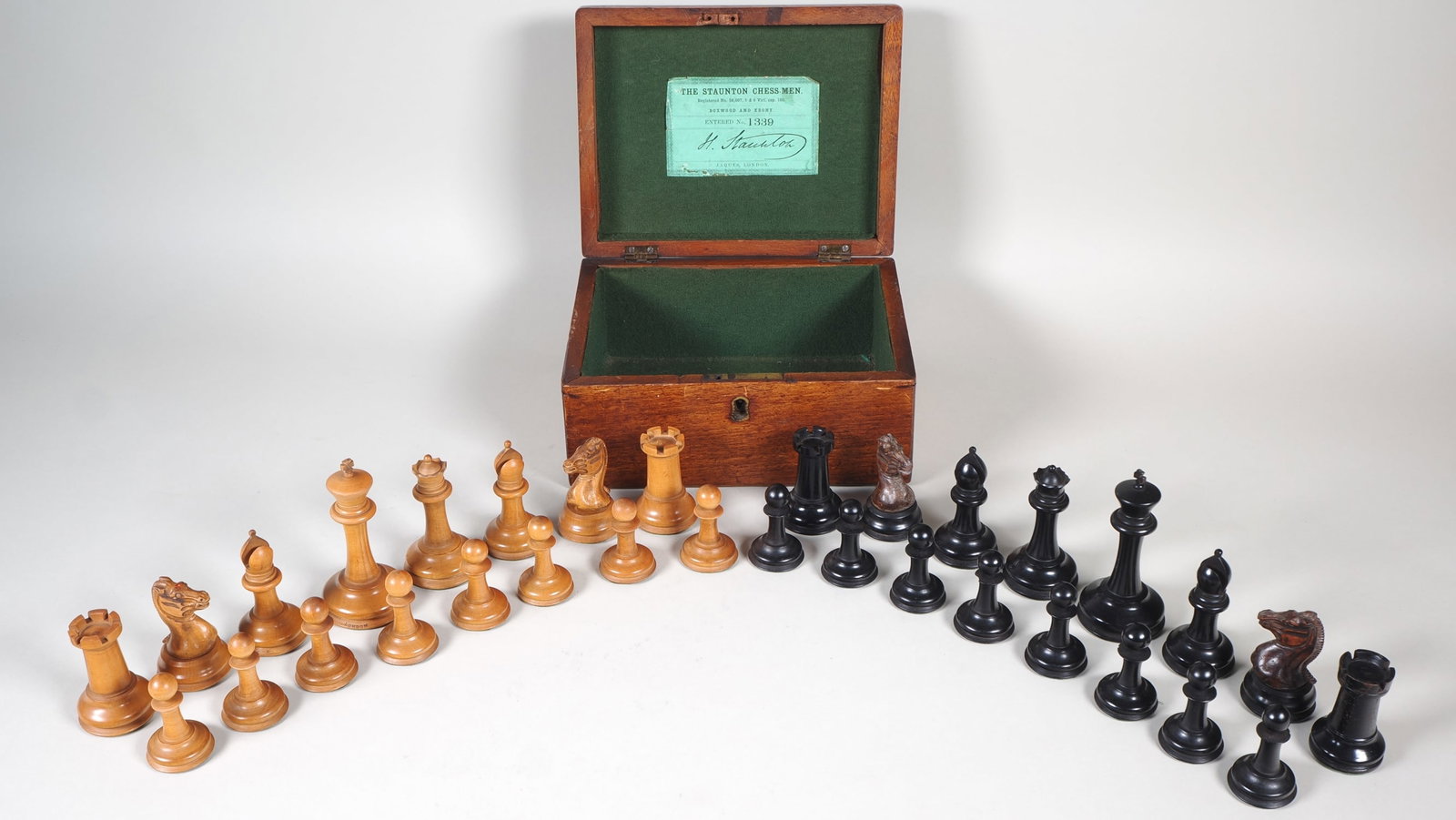 Victorian Staunton chess set, Jaques London, circa 1880 (1 of 7)