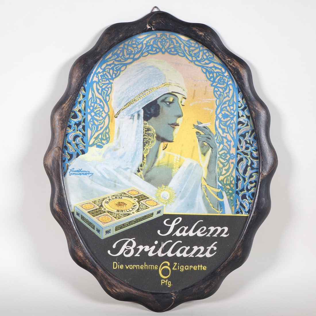 Advertisement "Salem Brillant", by Yenidze, circa 1900 (1 of 3)