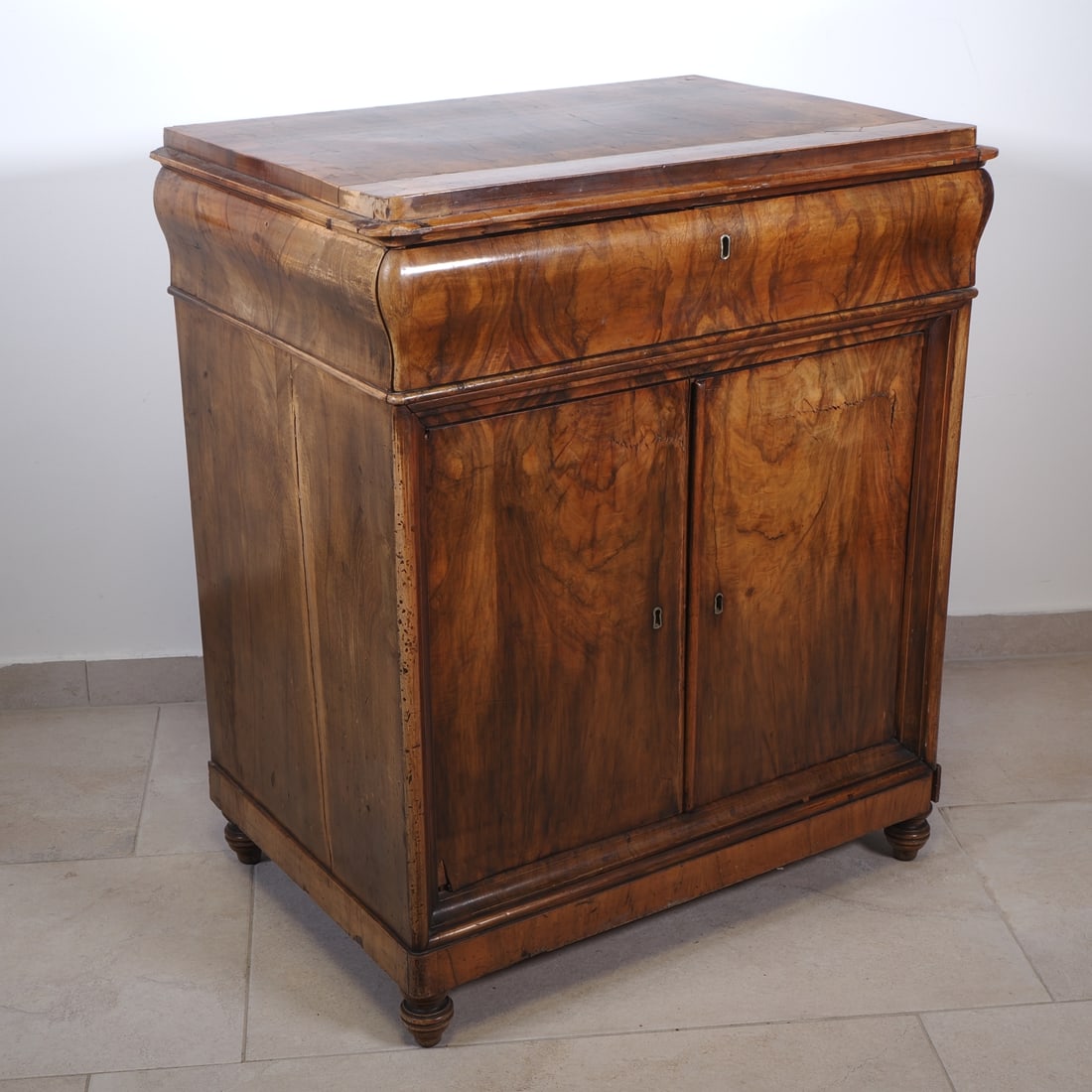 Small Biedermeier chest of drawers, circa 1850 (1 of 3)