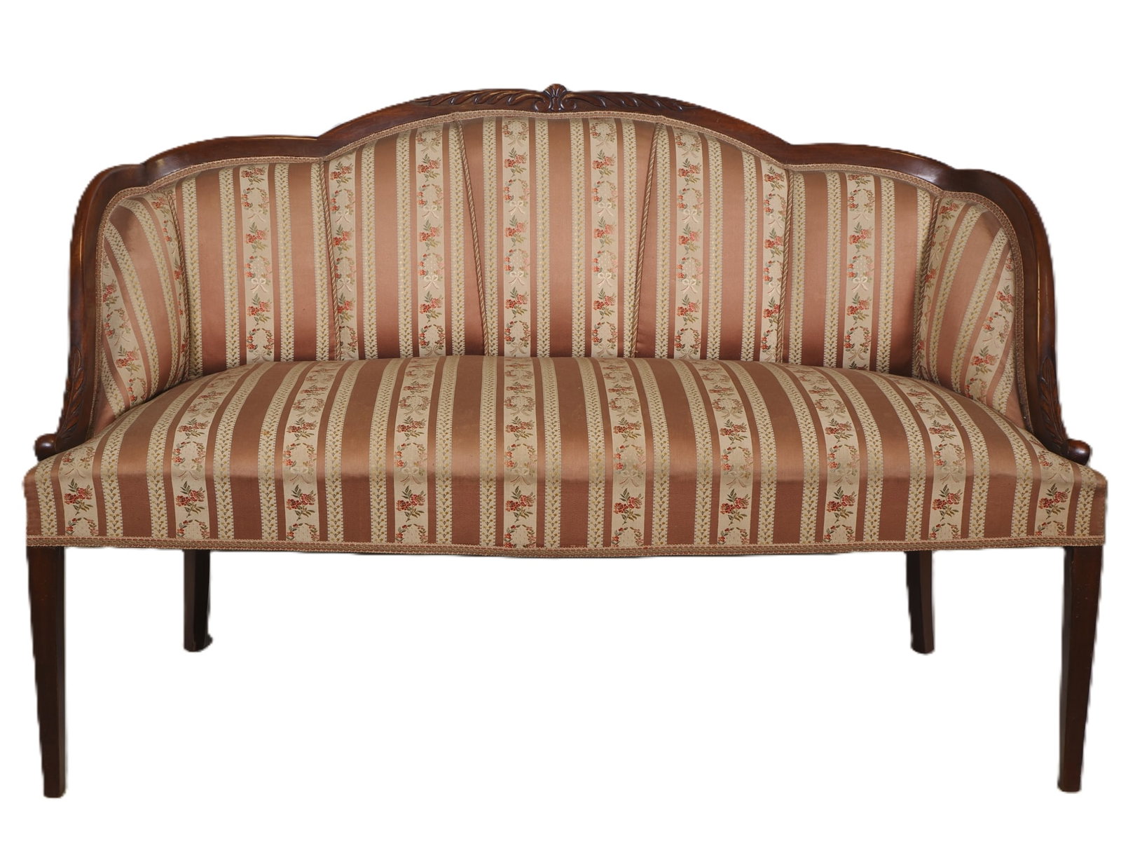 Small two-seater sofa, circa 1870 (1 of 2)
