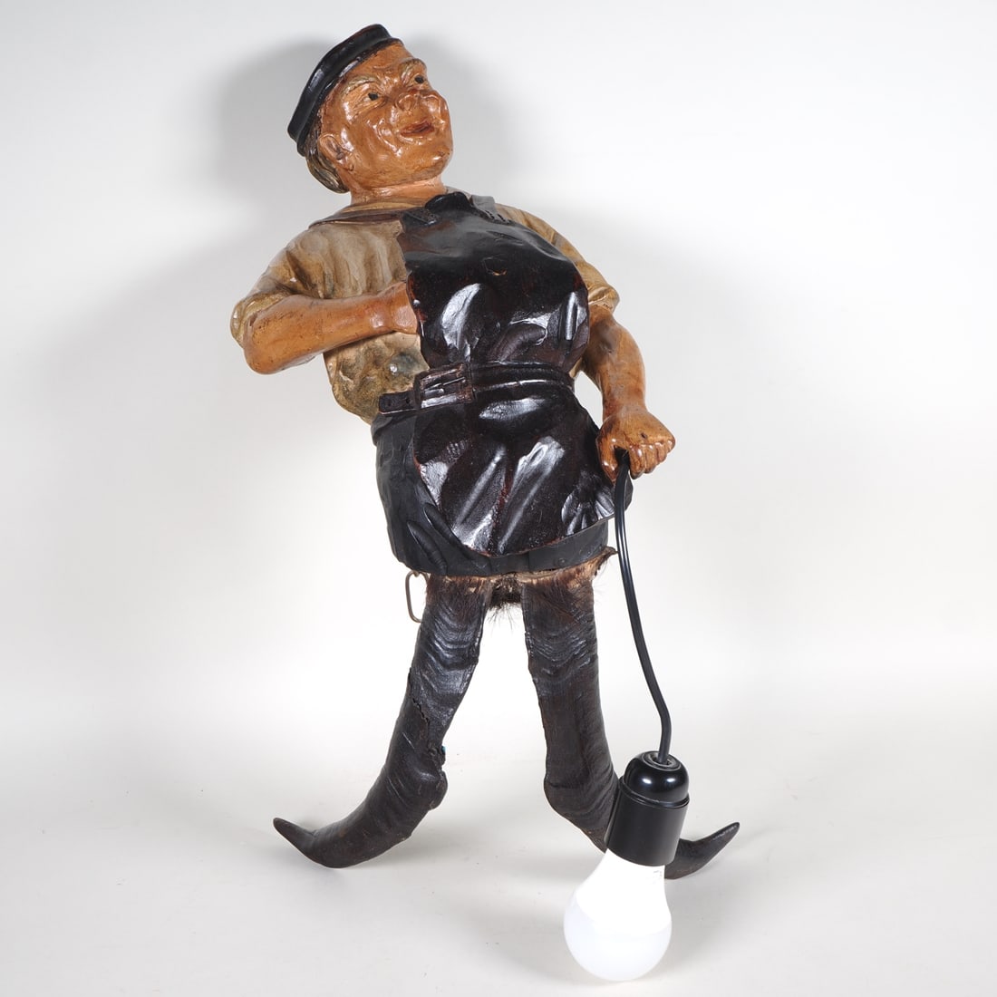 Chandelier figurine depicting a blacksmith, late 19th century. (1 of 3)