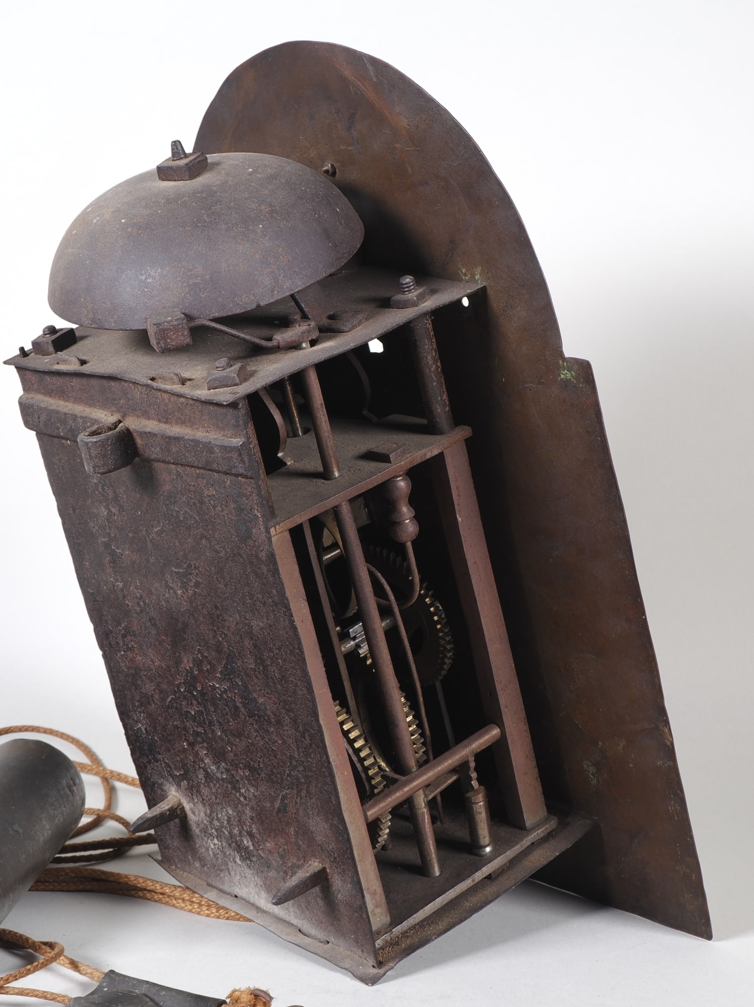 Baroque front-winding clock - 3