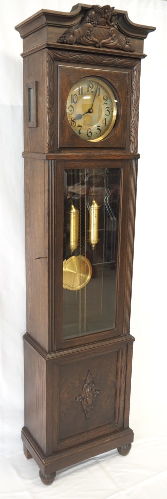 Longcase clock "Friedrich Mauthe Schwenningen", around 1900 (1 of 9)