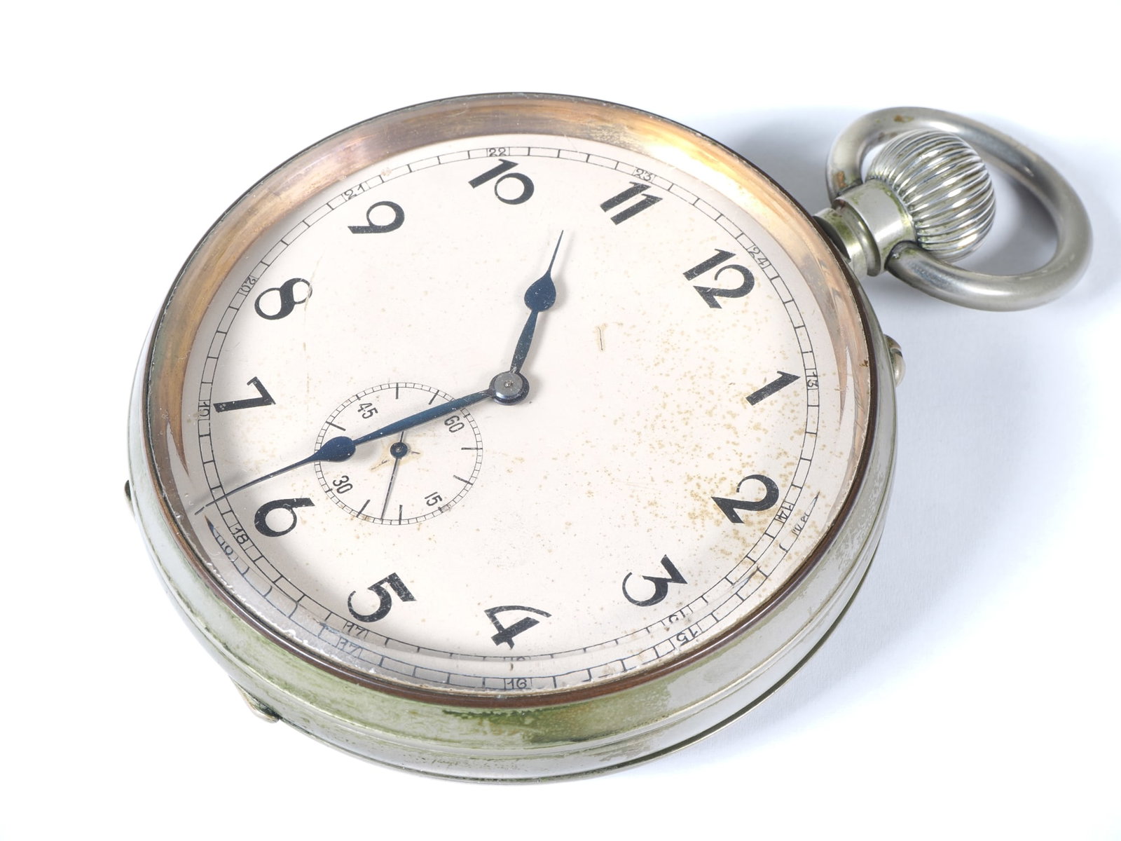 Oversized pocket watch / railway watch from around 1920 - Ø 10 cm (1 of 5)