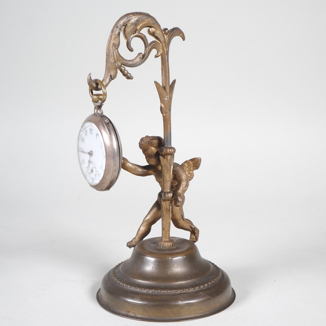 Pocket watch stand with clock (1 of 2)