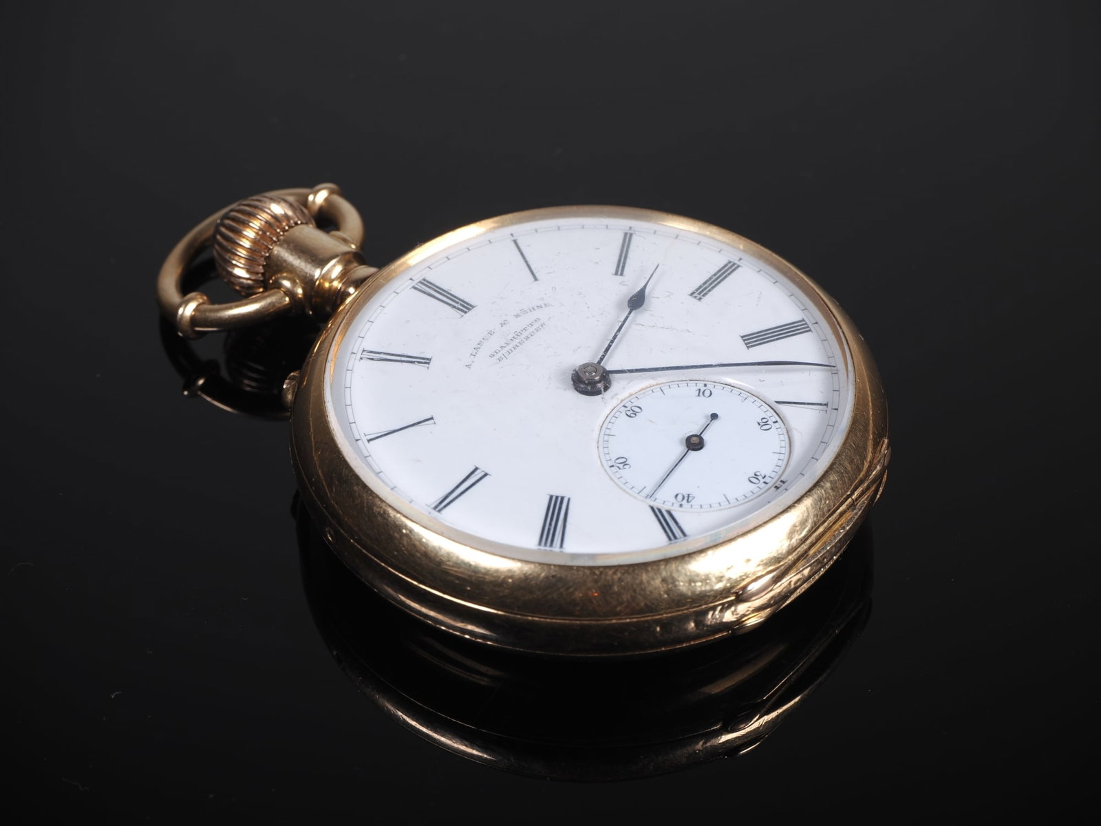 A. Lange & Söhne Glashütte pocket watch, 18-carat gold, circa 1880 (1 of 6)