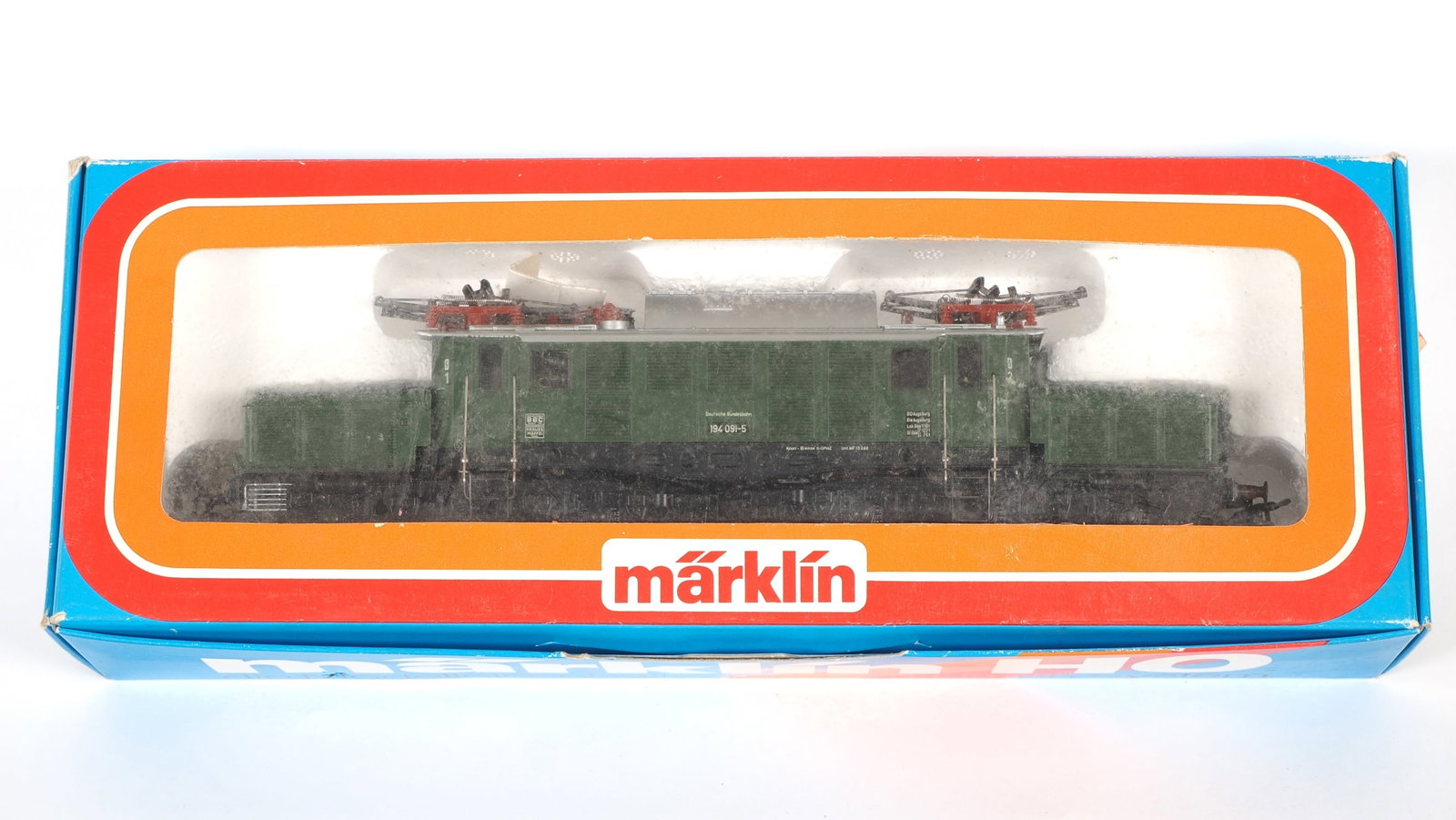 Märklin 3322 Electric Locomotive, H0, 1st version 1982-85, in original packaging (1 of 4)