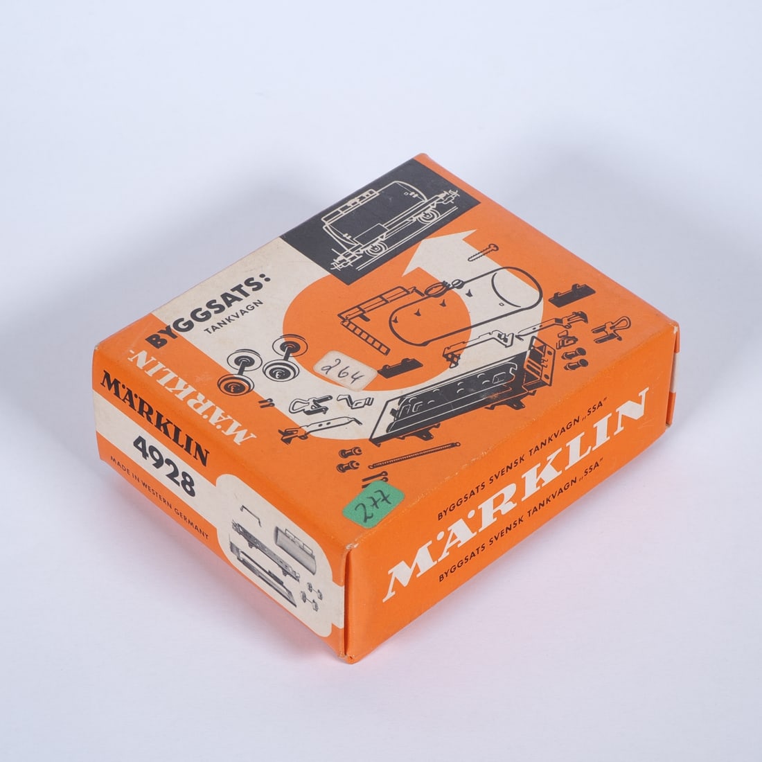 Rare: Märklin export model construction kit 4928, H0, unassembled with OVP, 1960s (1 of 2)