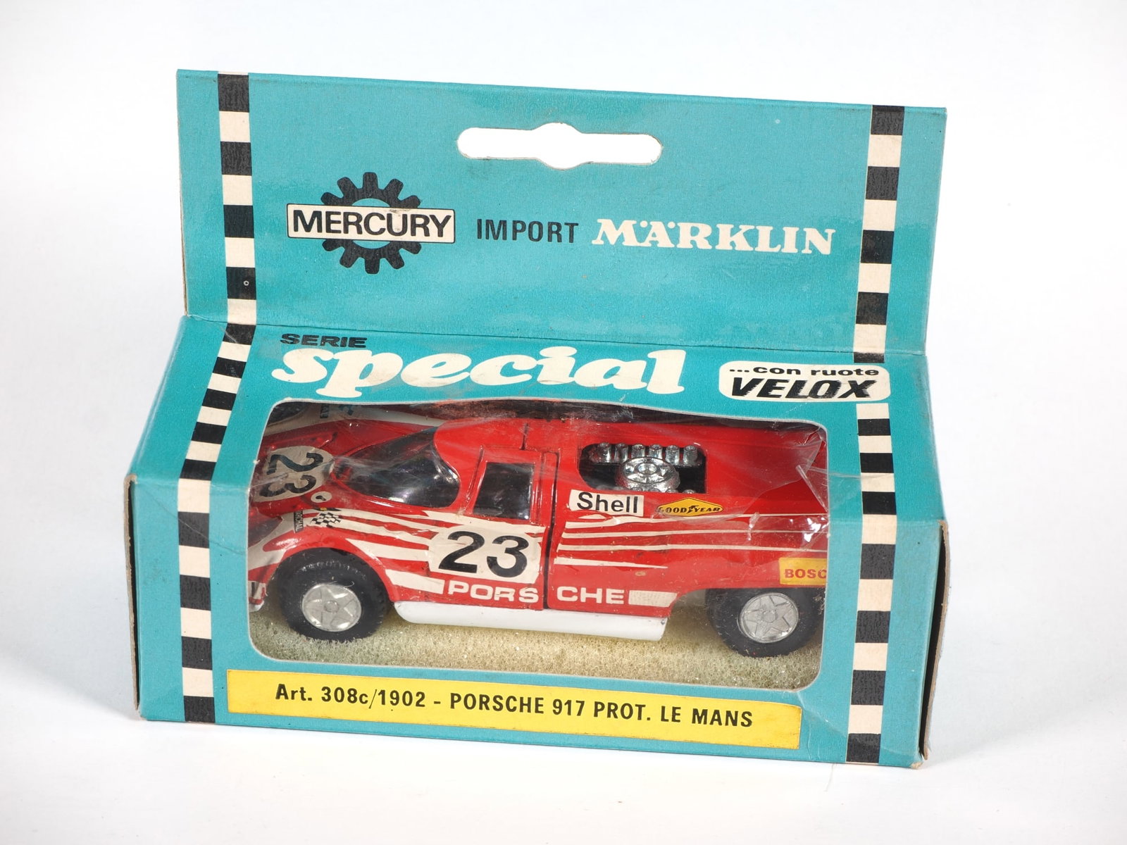 Märklin / Mercury model car, Porsche 917 Prot. Le Mans Item 308c/1902 in original packaging (1 of 1)