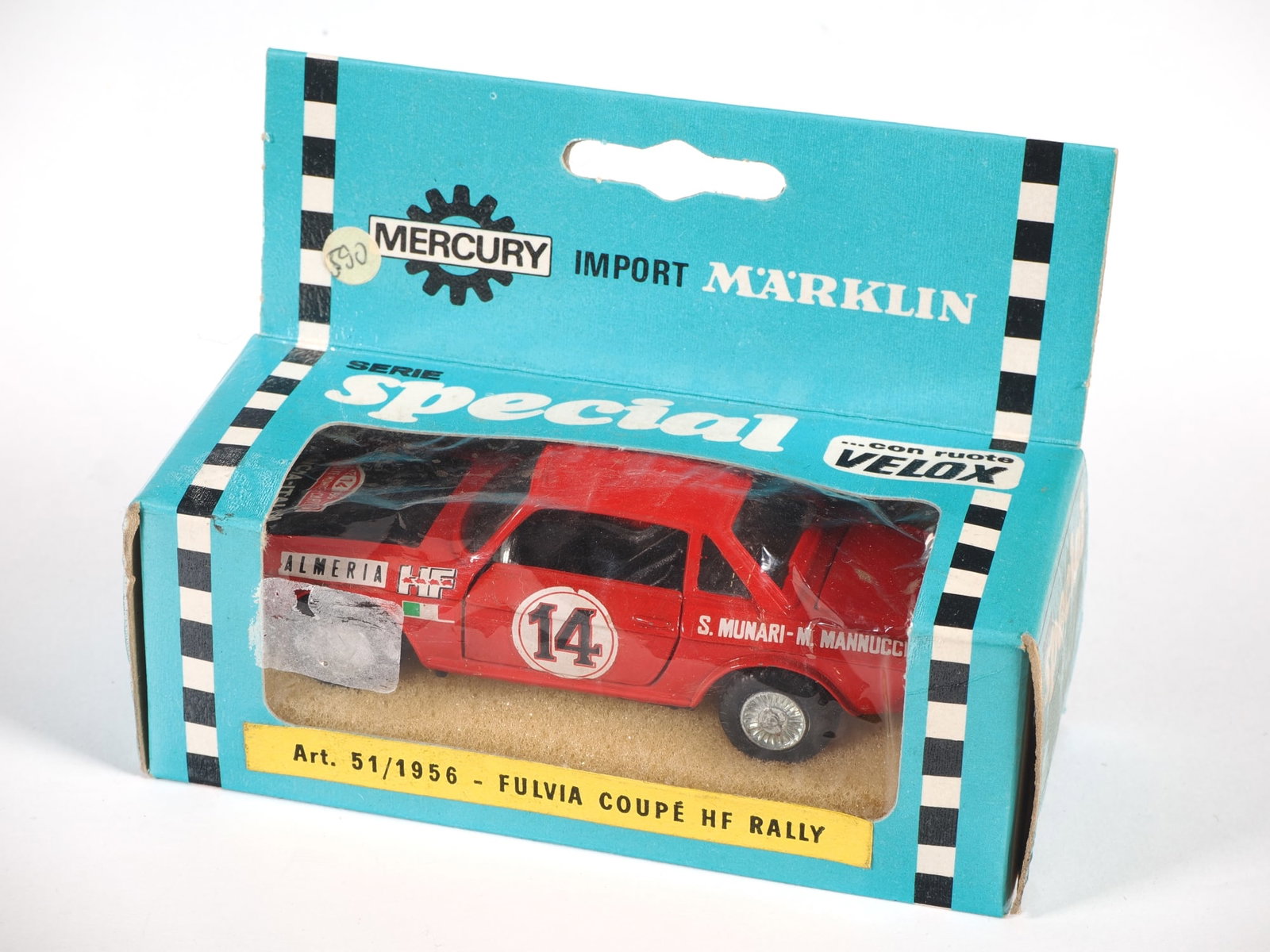 Märklin / Mercury model car, Fulvia Coupe HF Rally Art. 51/1956 in original packaging (1 of 1)