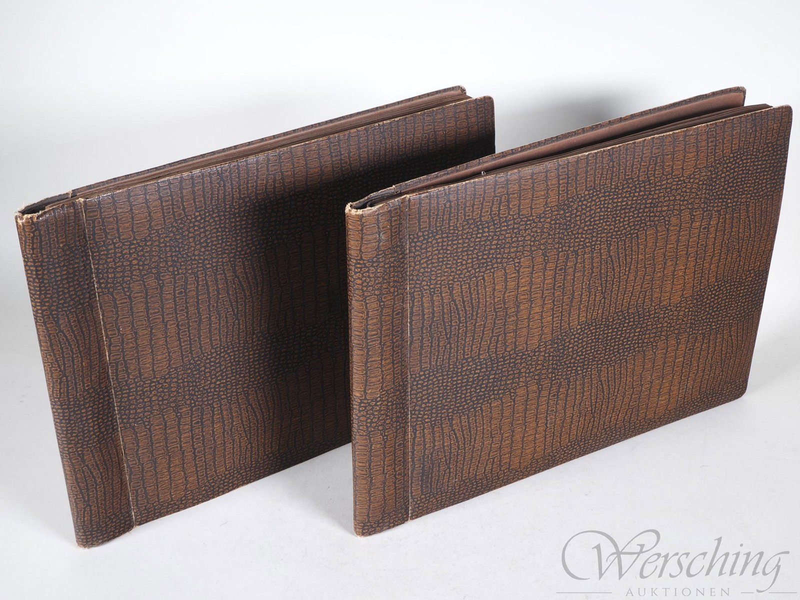 Pair of aviator photo albums WWI, Bavaria, Army Air Park 6 b, with honor goblet pic. (1 of 20)