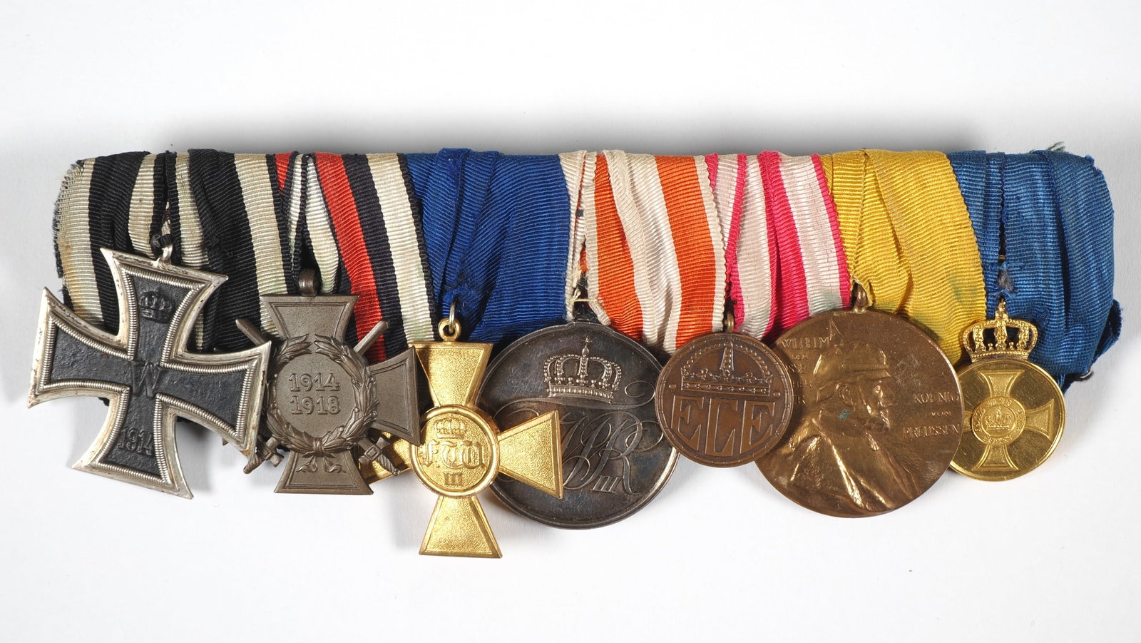 Large Hesse/Prussia War Medal Bar, World War I (1 of 2)