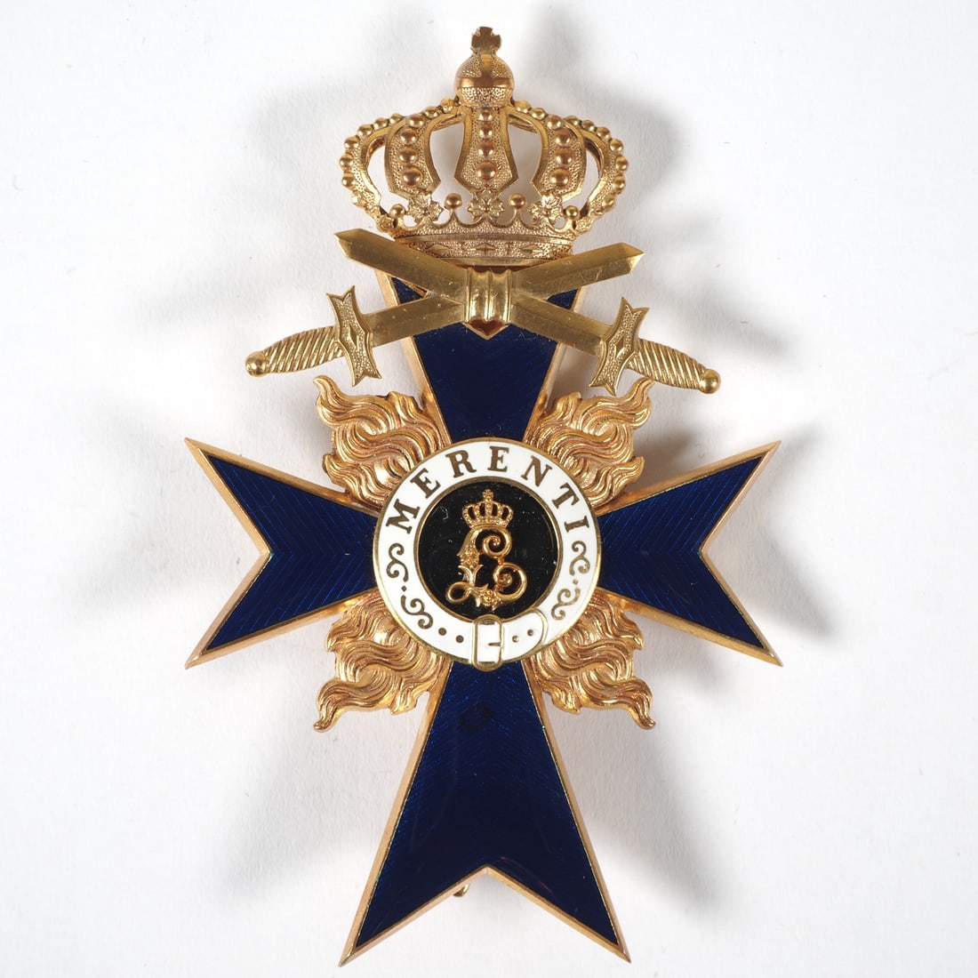 Bavaria, Merenti Officer’s Cross with flames and swords (1 of 6)