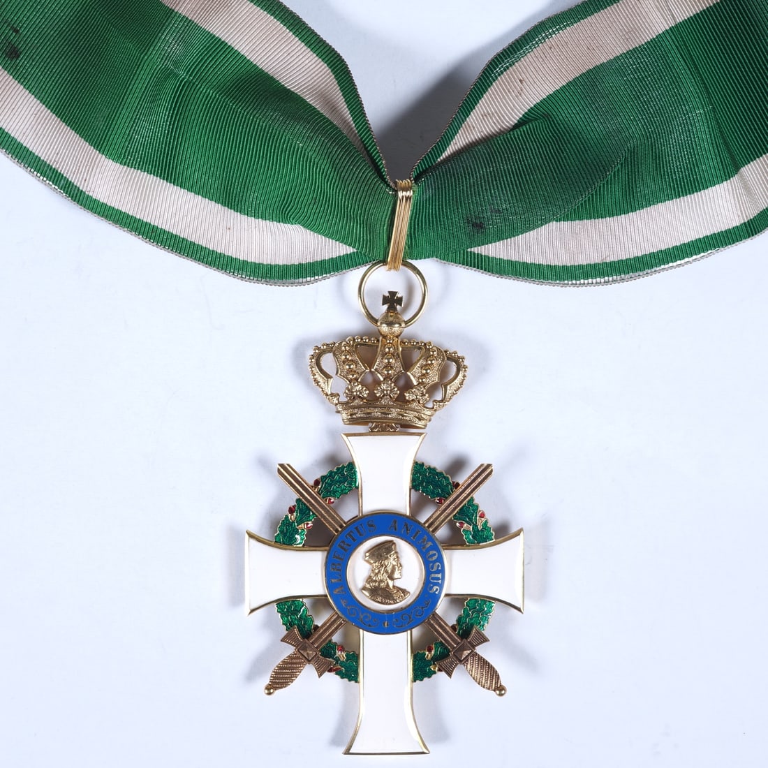 Kingdom of Saxony: Order of Albrecht Commander's Cross with swords (1 of 6)
