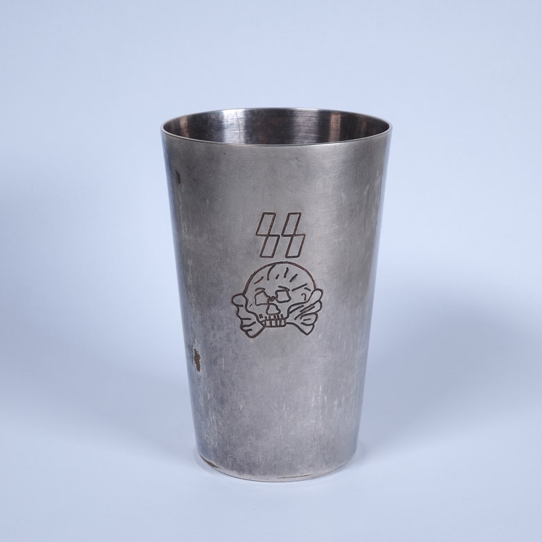 SS Heimwehr Danzig silver-plated mug with SS III mark on the base (1 of 3)