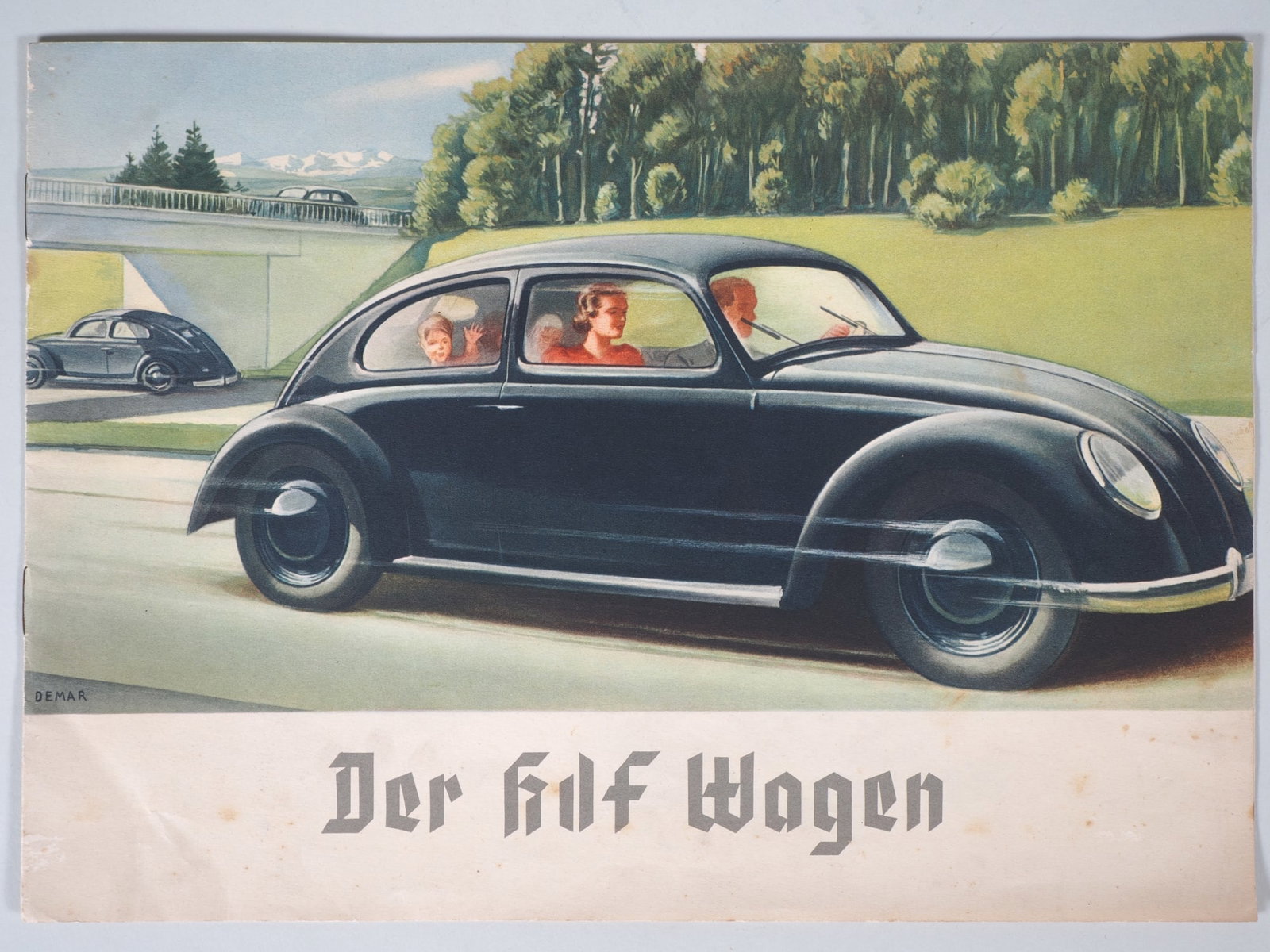 The KDF Car original advertising brochure with specifications, 1930s (1 of 3)