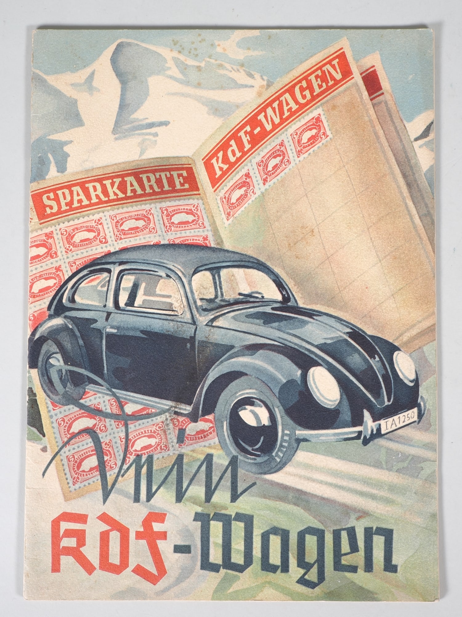 Your KDF Car original advertising brochure with data, 1st edition, 1930s (1 of 3)