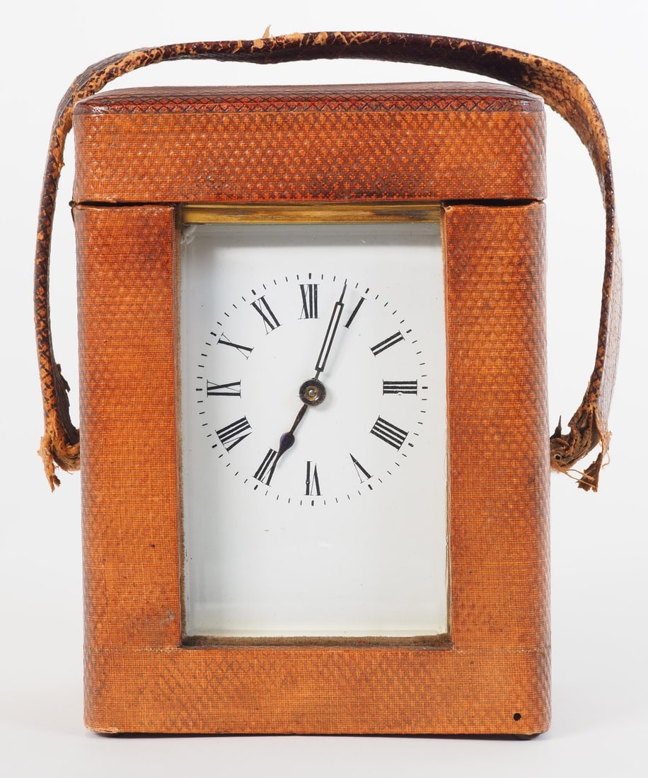 Travel clock, officer's clock - France around 1880 (1 of 9)