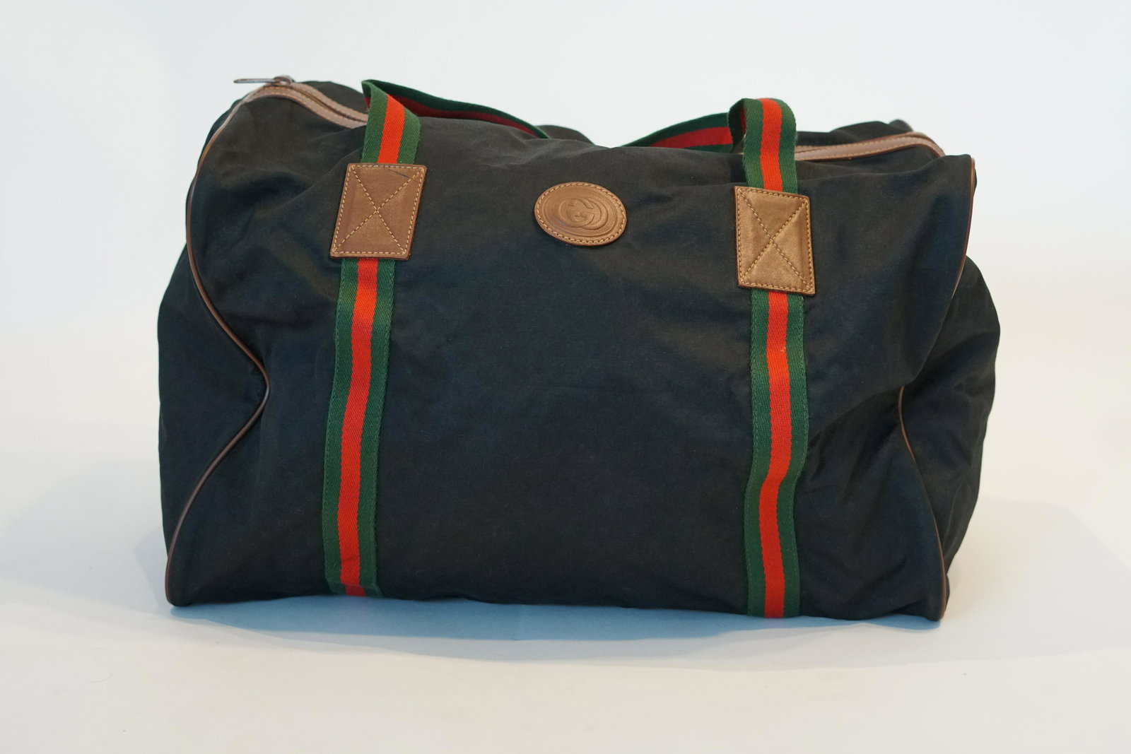 Black Gucci Fabric Duffle (1 of 8)