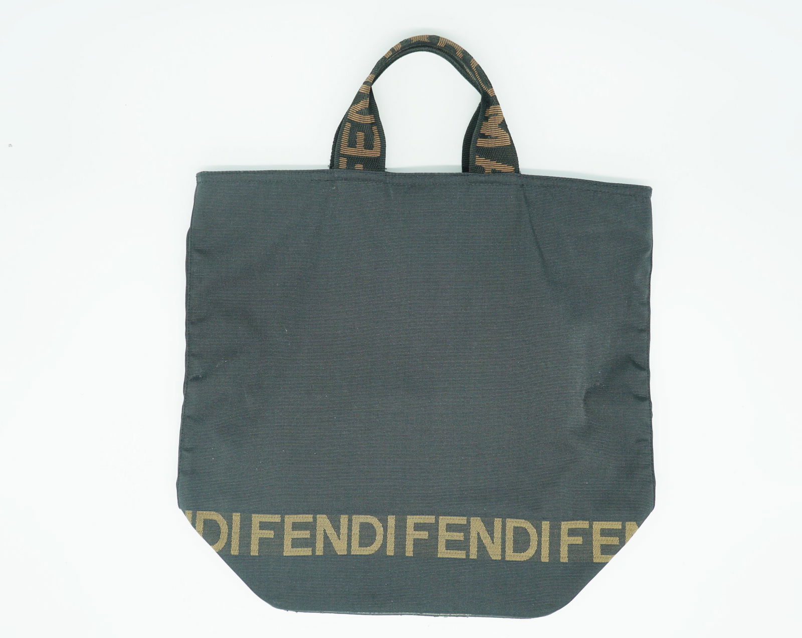Fendi Canvas Black Tote (1 of 4)