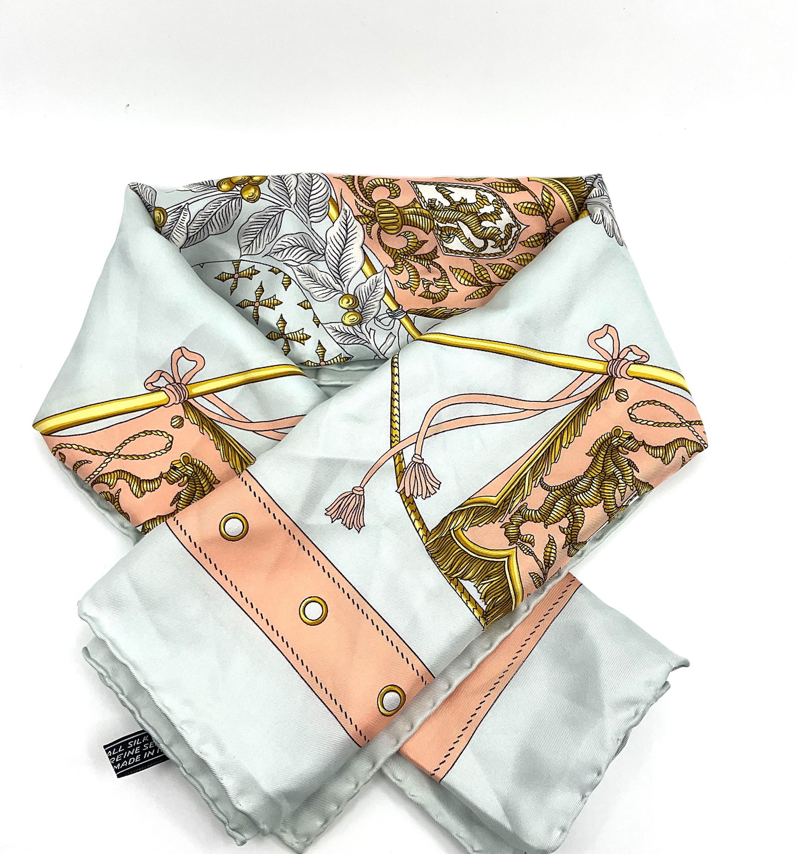 Celine Crest Silk Scarf (1 of 3)