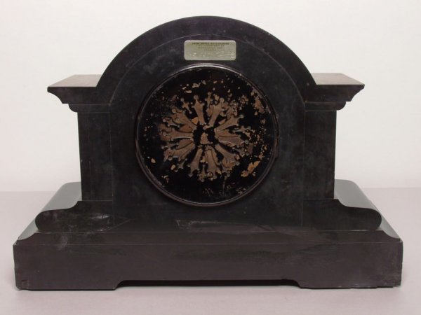 Victorian Slate Mantle Clock - 2