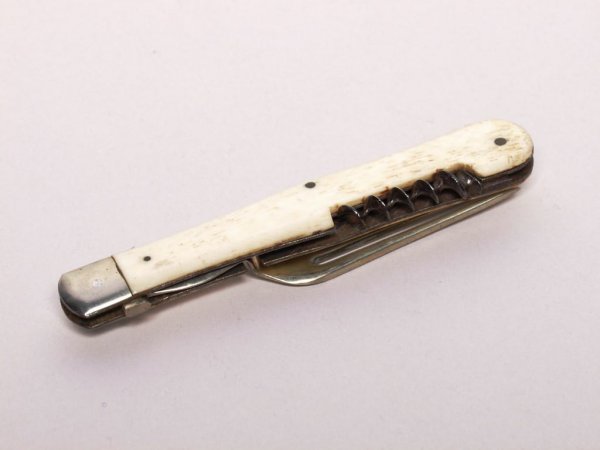 Unusual Folding Pocket Corkscrew/Fork - 2