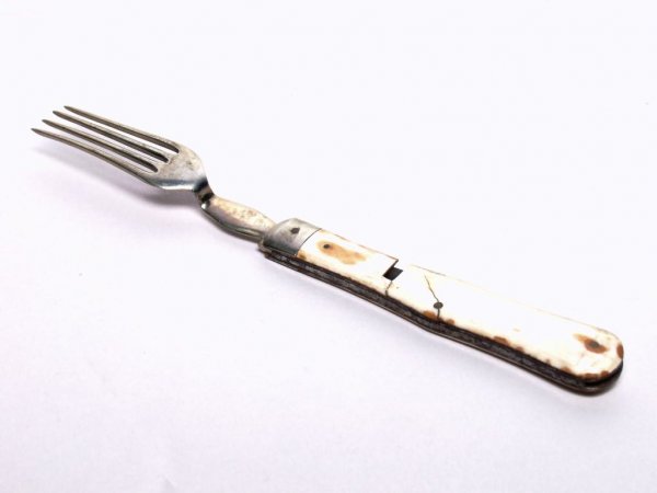 Unusual Folding Pocket Corkscrew/Fork - 4