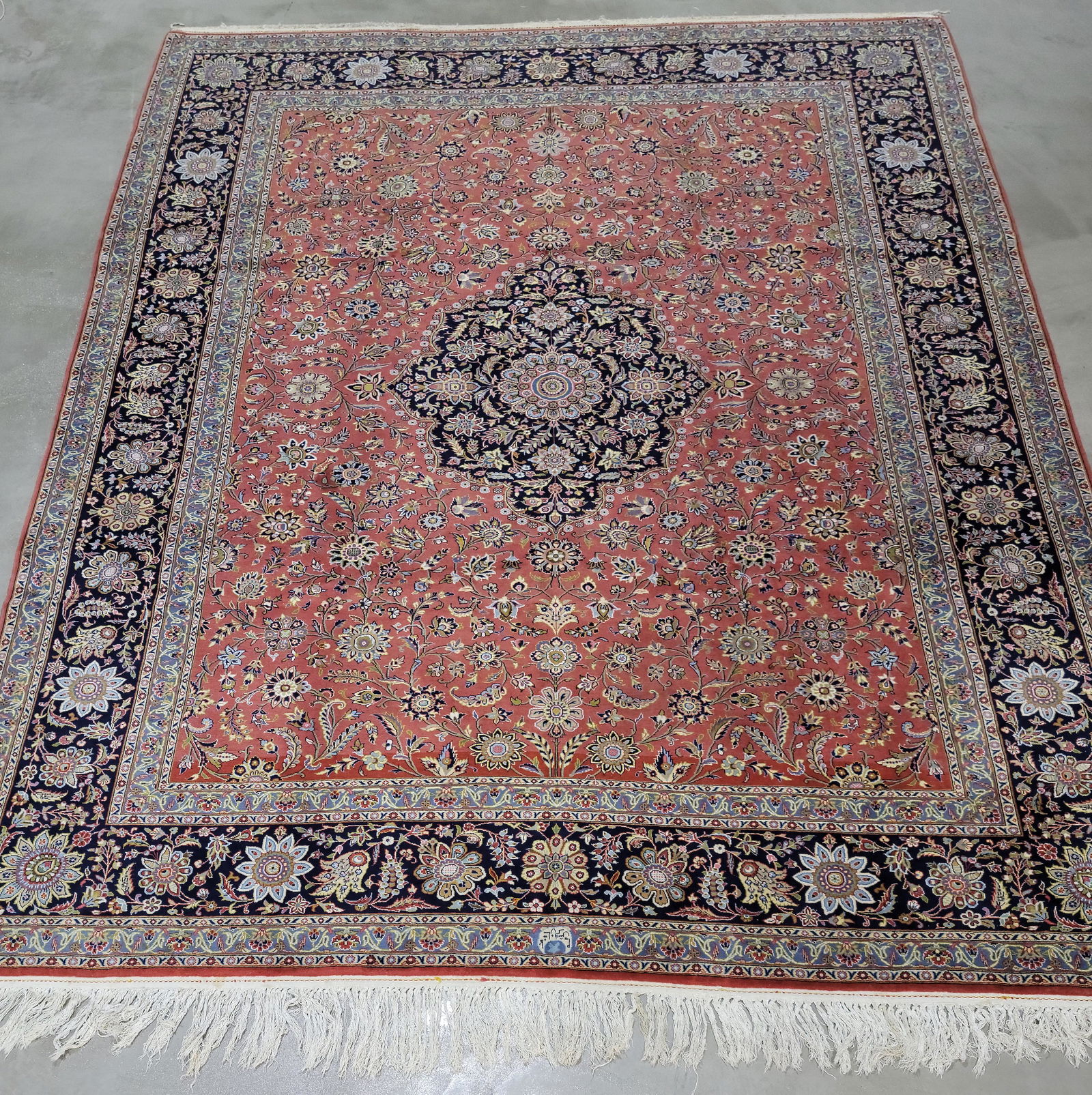 Vintage Persian Kashan 9'6'' x 12'6'' Rug (1 of 5)