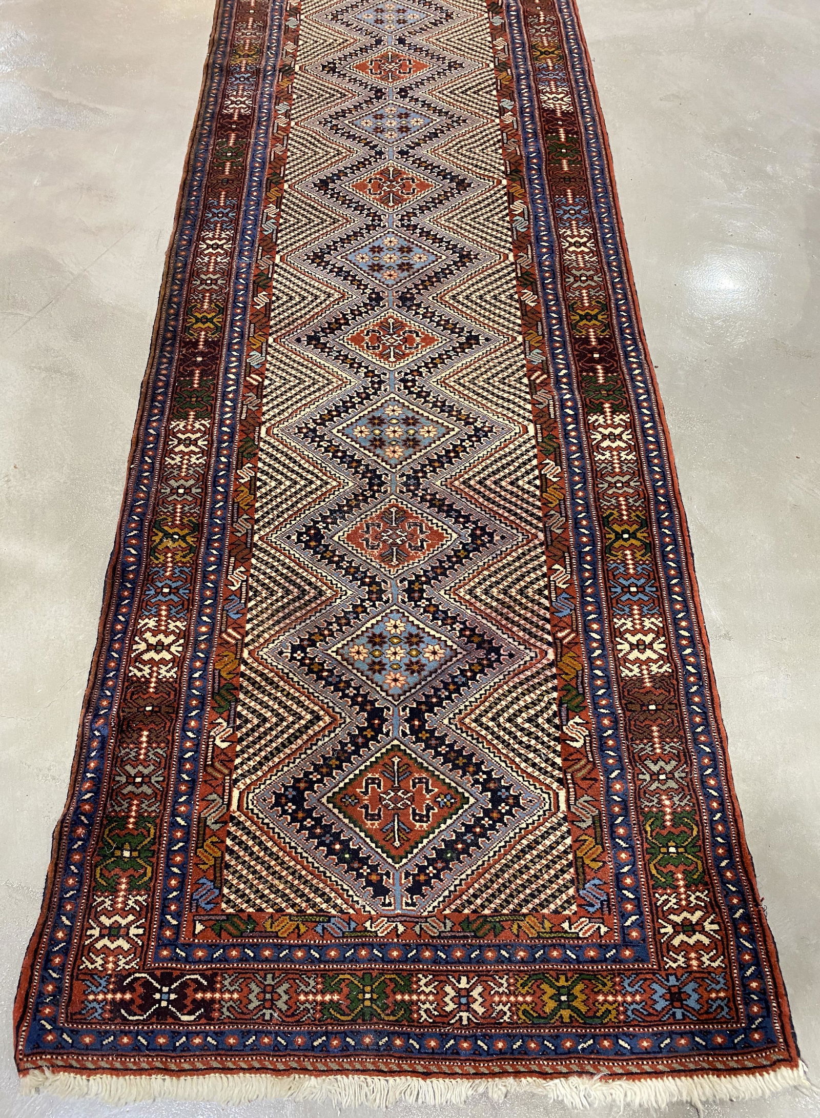 Vintage Persian 3'0'' x 15'0'' Runner (1 of 5)