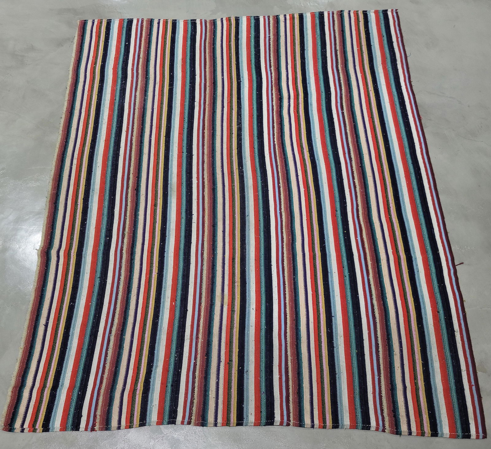 Hand Woven Flat Weave Wool 6'10'' x 9'0'' Turkish Kilim (1 of 4)