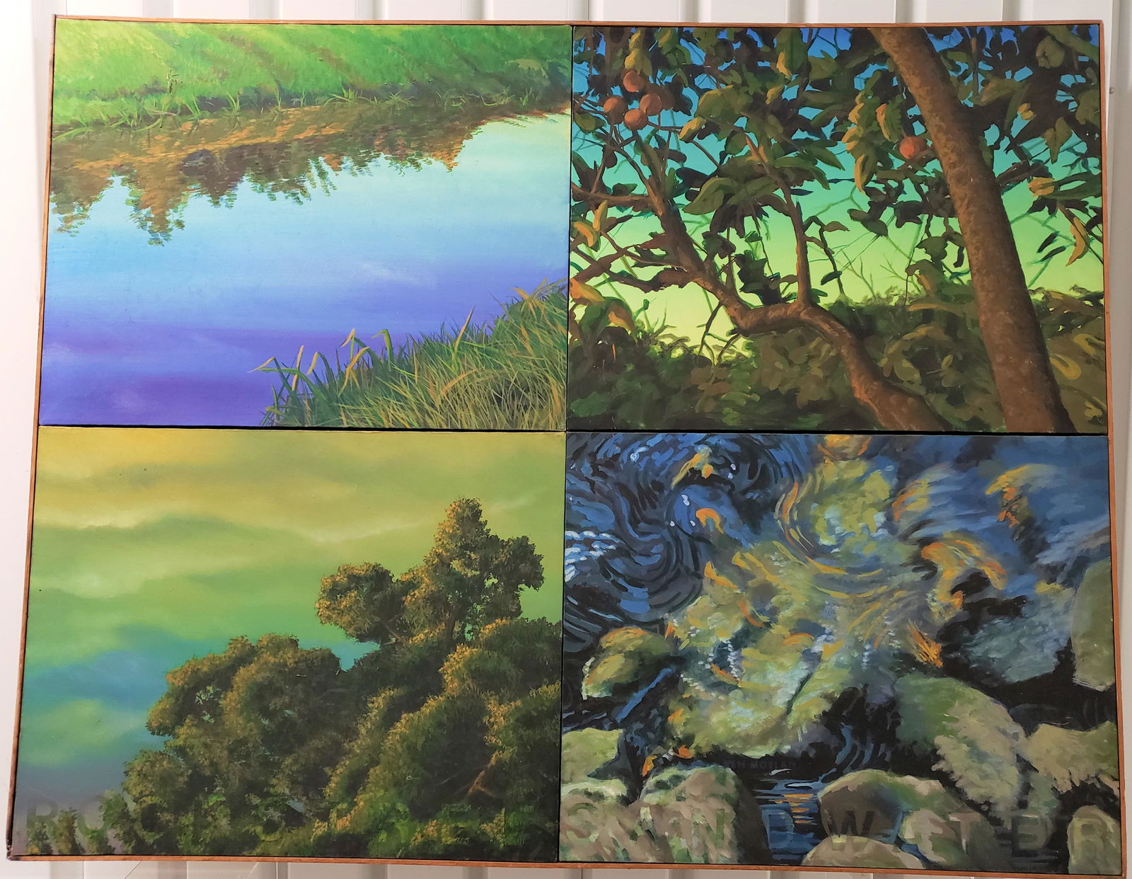 Four images from nature ROCKS TREES WATER (1 of 16)