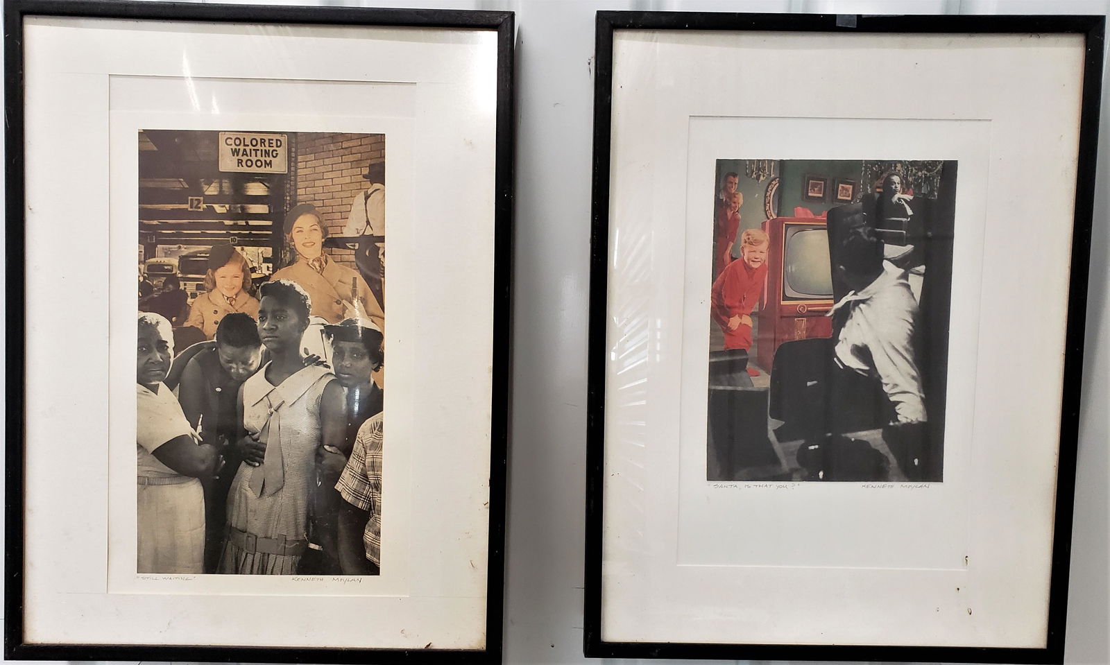 Moylan lot of 8 framed mixed media images (1 of 15)