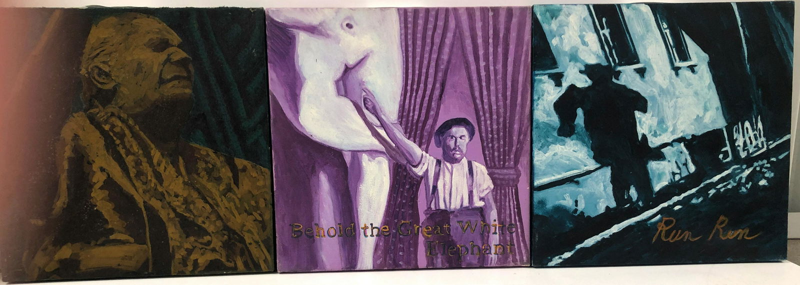 Moylan Set of 3 Small Paintings (1 of 6)