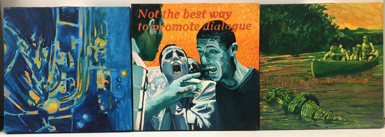 Moylan Set of 3 Small Paintings (1 of 7)